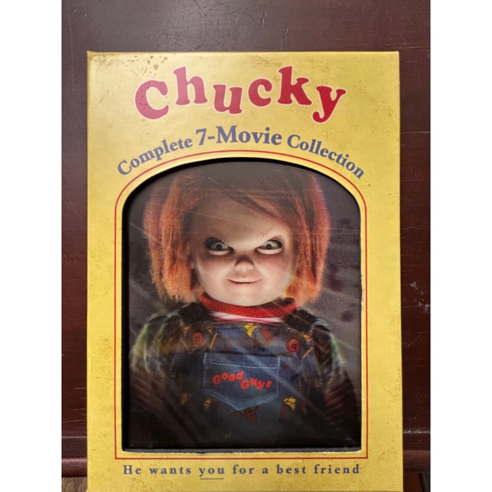 Chucky Complete 7-Movie Collection DVD Box Set Childs Play Horror Anthology